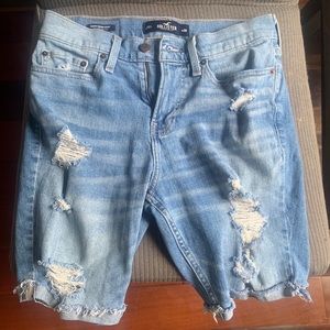 Mens Hollister 28 Jean Shorts